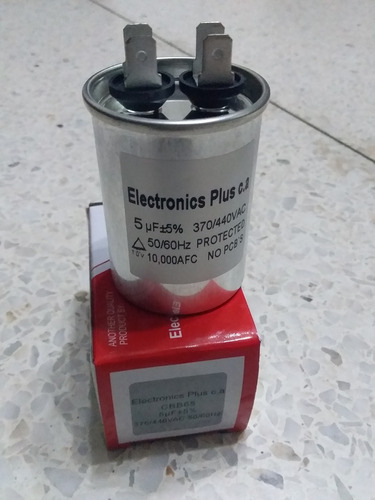 Capacitor Capacitador 5mf 370/440 Vac