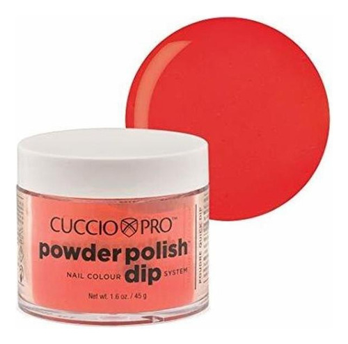 Esmalte De Uñas - Cuccio Pro Powder Polish Dip - Red W/ 