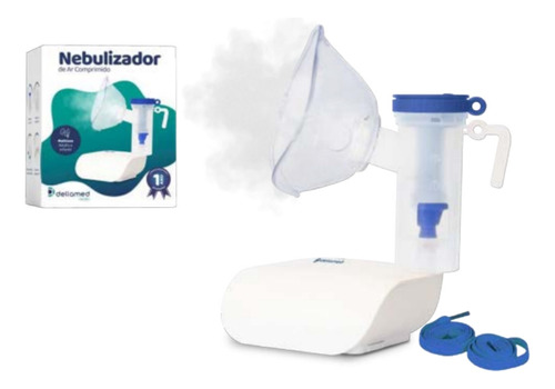 Nebulizador Dellamed Aerosol Inalador Compressor Compacto