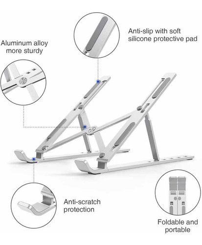 Soportes De Aluminio Portátil Para Laptop