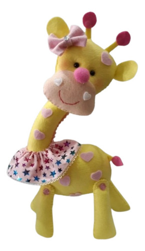 Girafa Em Feltro Tema Circo