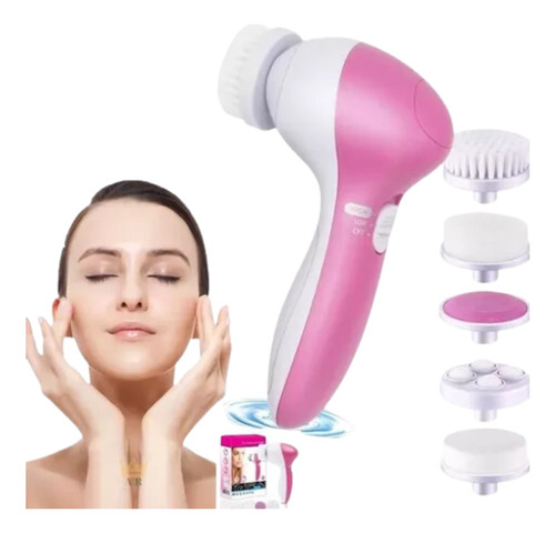 Cepillo Limpiador Cuidado Facial Eléctrico 5en1 Cara Cuerpo