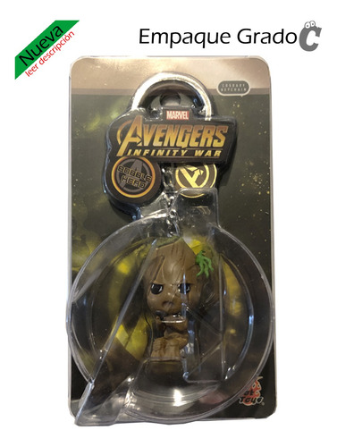 Hot Toys Cosbaby Keychain Groot Infinity War (original) (Usado)