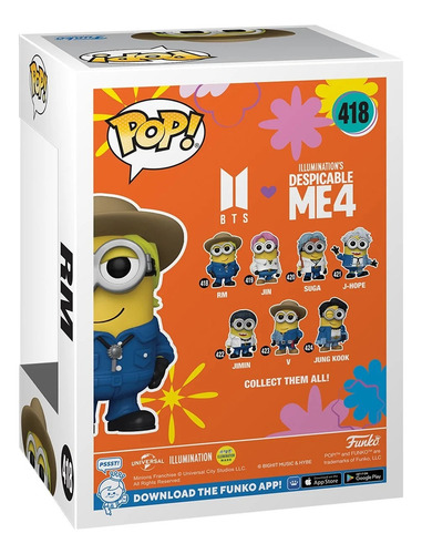 Funko Pop! Mi Villano Favorito X Bts - Rm