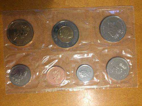 Can-s07 Set 7 Monedas Canada 1999 Prooflike Ayff (Usado)