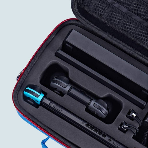 Imagen 4 de 10 de Estuche Mochila Nintendo Switch Rígida Premium Accesorios