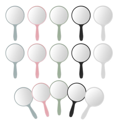25 Pcs Espejo De Mano Espejo Pequeño Espejo De Plástico Mini