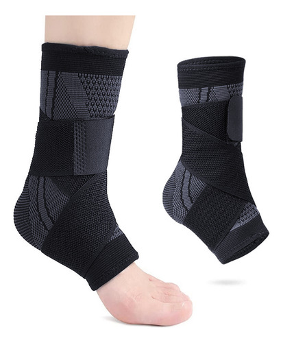 Tobillera Deportiva Compresión Doble Soporte Ajustable.