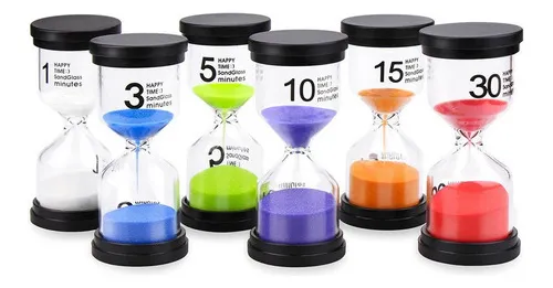 Compra Reloj de Arena Relojes de Arena para niños Temporizador Reloj de  Arena de Colores - Reloj de Arena Reloj de Arena de Color Ideal para Niños  para Decoración de Salón 10