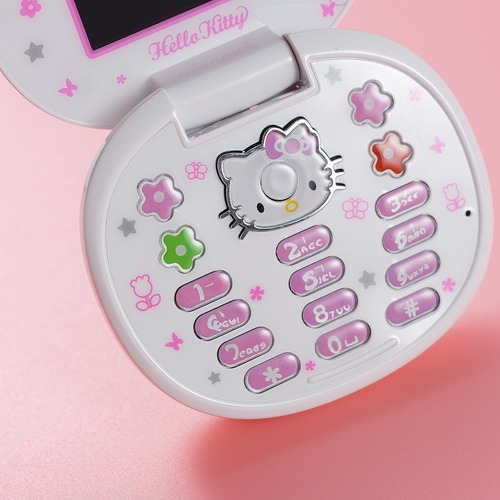 Nuevo Teléfono Plegable Hello Kitty Con Dibujos Animados, Li