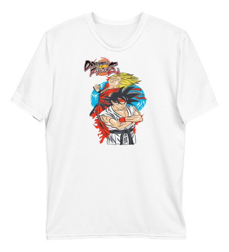 Playera Anime Dragon Ball Z Goku Y Vegeta Street Fighterr.