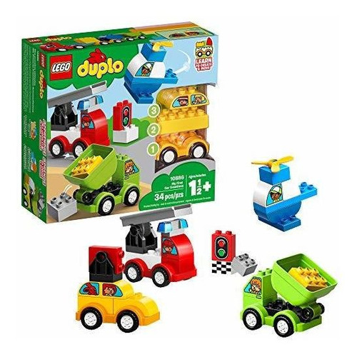 Lego Duplo Mis Primeras Creaciones De Automoviles 10886 Blo