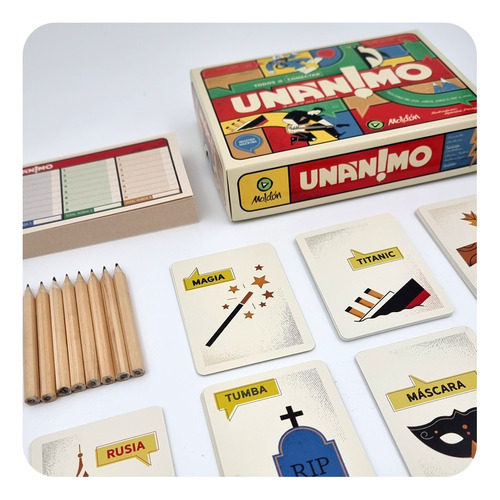 Juegos De Mesa Maldon Unánimo 5901 Regalo Familia Palabras