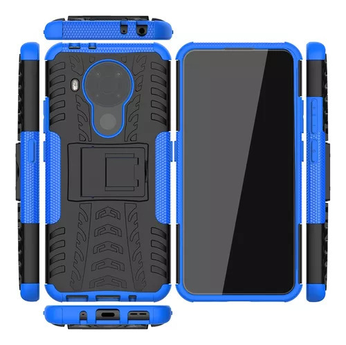 2×funda Para Nokia 3.4/5.4 Con Textura De Neumático