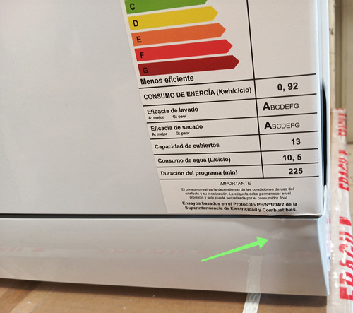 Lavavajillas 13 Cubiertos Samsung Dw60m6040fw Minimo Detalle