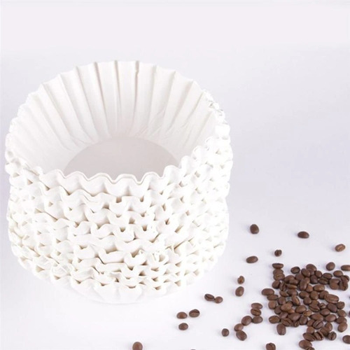 Set 100 Filtros Desechables Para Café De 8 A 12 Tazas 18.5cm
