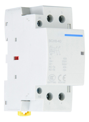 2p 40a Hogar Riel Din Ac Contactor 2no 50/60hz 220v/230v