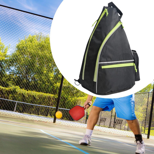 Mochila Pickleball Para Mujer, Bolso De Tenis Negro