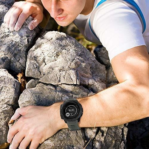 Malla Para Reloj Garmin Instinct Sports 130-220mm Verde Army