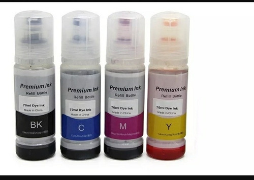 Kit Tinta Alternativa T544 Cuatro Colores De 70 Ml Cada Uno