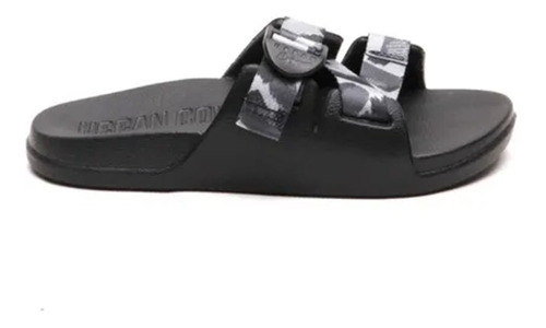 Sandalias Urban Cow Amy Slide Chanclas Acuarela Negro