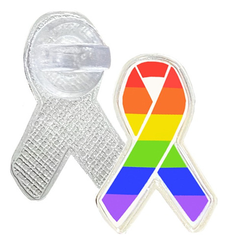 Boton Pin Broche Campanha Lgbtqia+ Arco Iris 20 Und