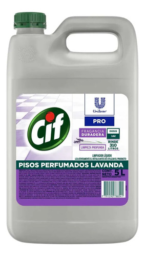 Cif Limpiapisos Lavanda Concentrado - (5 Lt)