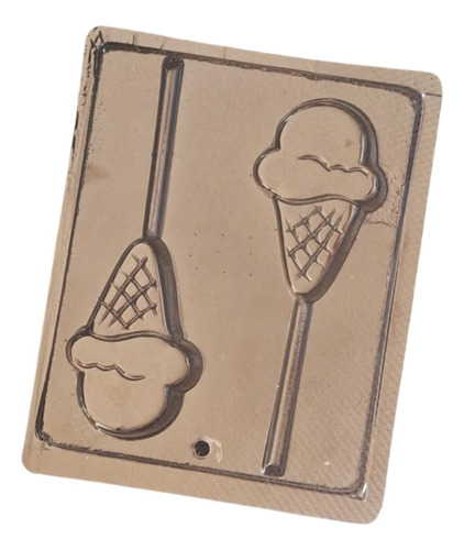 *molde Paletas De Chocolate 2 Helados Grandes Yeso Jabon