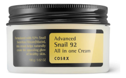 Cosrx Advanced Snail 92 All In One Cream Pms Cx6 Tipo De Piel Normal