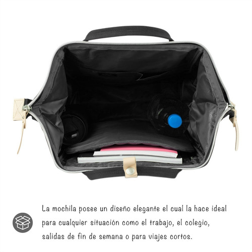 Imagen 3 de 8 de Mochila Bolso Himawari 1882 Cordura Division Notebook.