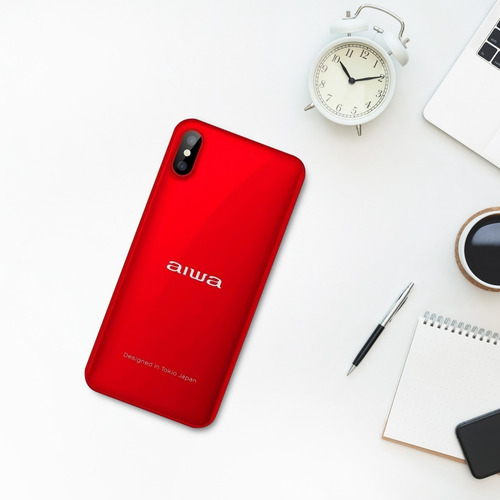 Imagen 2 de 4 de Celular Aiwa Awm999 2gb 16gb Dual Mah Red + Regalo