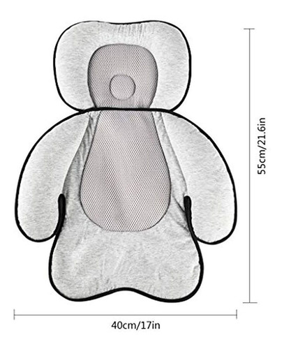 Vocheer Cojín Para Cochecito De Bebé, 3 En 1 Cojín Para Asie