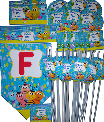 Promo Cotillon Personalizado Bichikids Nene X 20 Chicos