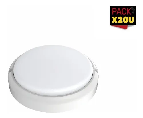 Plafon Estanto Tortuga Led 8w Werke Pack X20