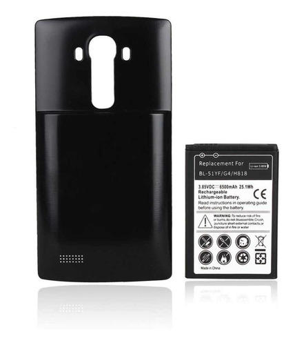 Batería Para LG G4 Bl-51yf De 6500 Mah Extendida Larga Dura