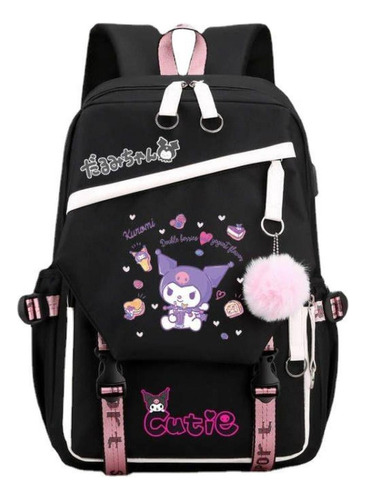 Mochila Reforzada Japonesa Periférica Kuromi Melody [u]