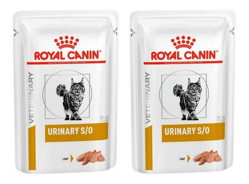 Kit 2un Wet Veterinary Feline Urinary 85gr Royal Canin