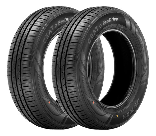 Jogo 2 Pneus Ceat Aro 13 Ecodrive 175/70r13 82t