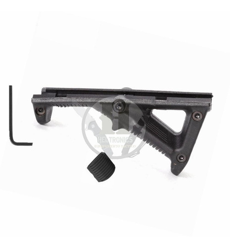 Imagen 3 de 6 de Grip Angular Tactico Picatinny Negro Polimero Calidad