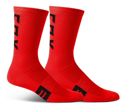      Medias Ciclismo Mtb Fox Flexair Merino 8 Sock Caña Alta