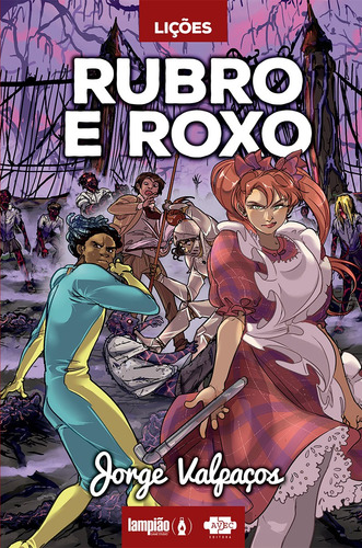 Lições: rubro e roxo, de Valpaços, Jorge. Lições (1), vol. 1. Editorial AVEC EDITORA, capa mole em português, 2021