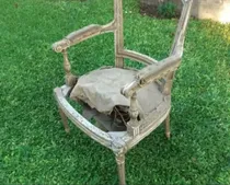 Comprar Antiguo Sillon De Sala Luis 16 A Restaurar