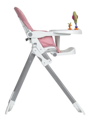 Silla De Comer Plus Carestino Plegable Rosa Estampado