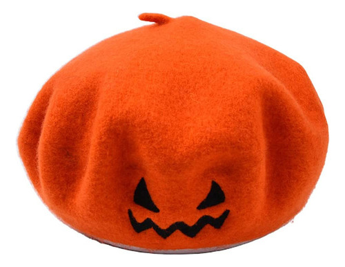 Boina De Calabaza De Halloween, Sombrero Vintage De Artista