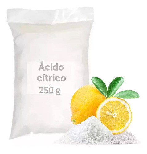 Ácido Cítrico Anhidro X 250g. Grado Alimenticio. Premium