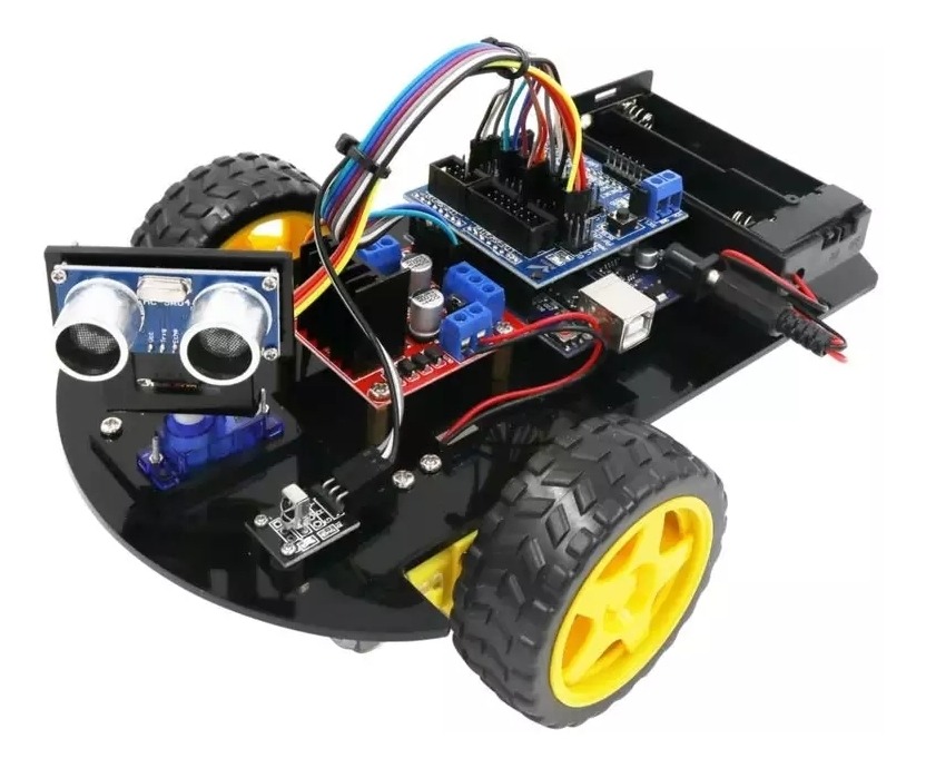 Kit Arduino Robot Smart Car Programable 2wd Ultrasónico Pic Mercado Libre