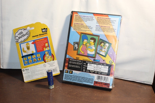 Dvd Serie Simpsons 4 Capítulos Matt Groening + Figura Homero (Usado)