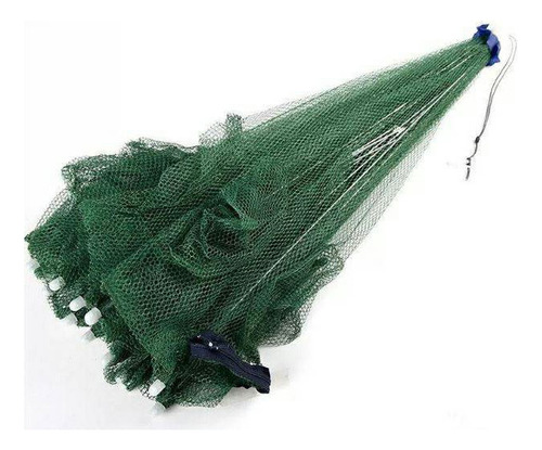 Covo Armadilha Retrátil Nylon 6 Bocas Isca Lambari Siri 90cm