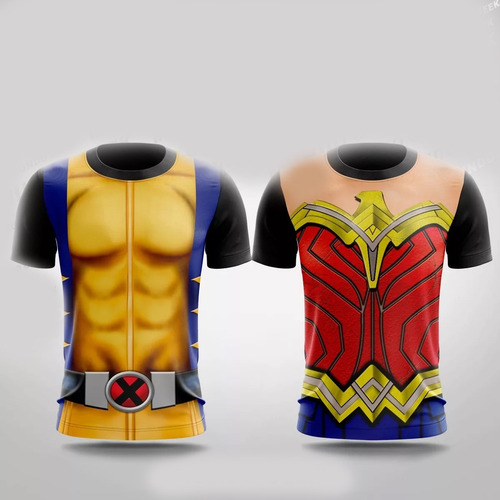 Estampas Camisetas Artes Para Sublimação De Super-heróis 25