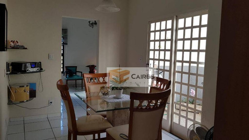 Casa Com 2 Dormitórios À Venda, 130 M² Por R$ 480.000,00 - Jardim São Gonçalo - Campinas/sp - Ca3149